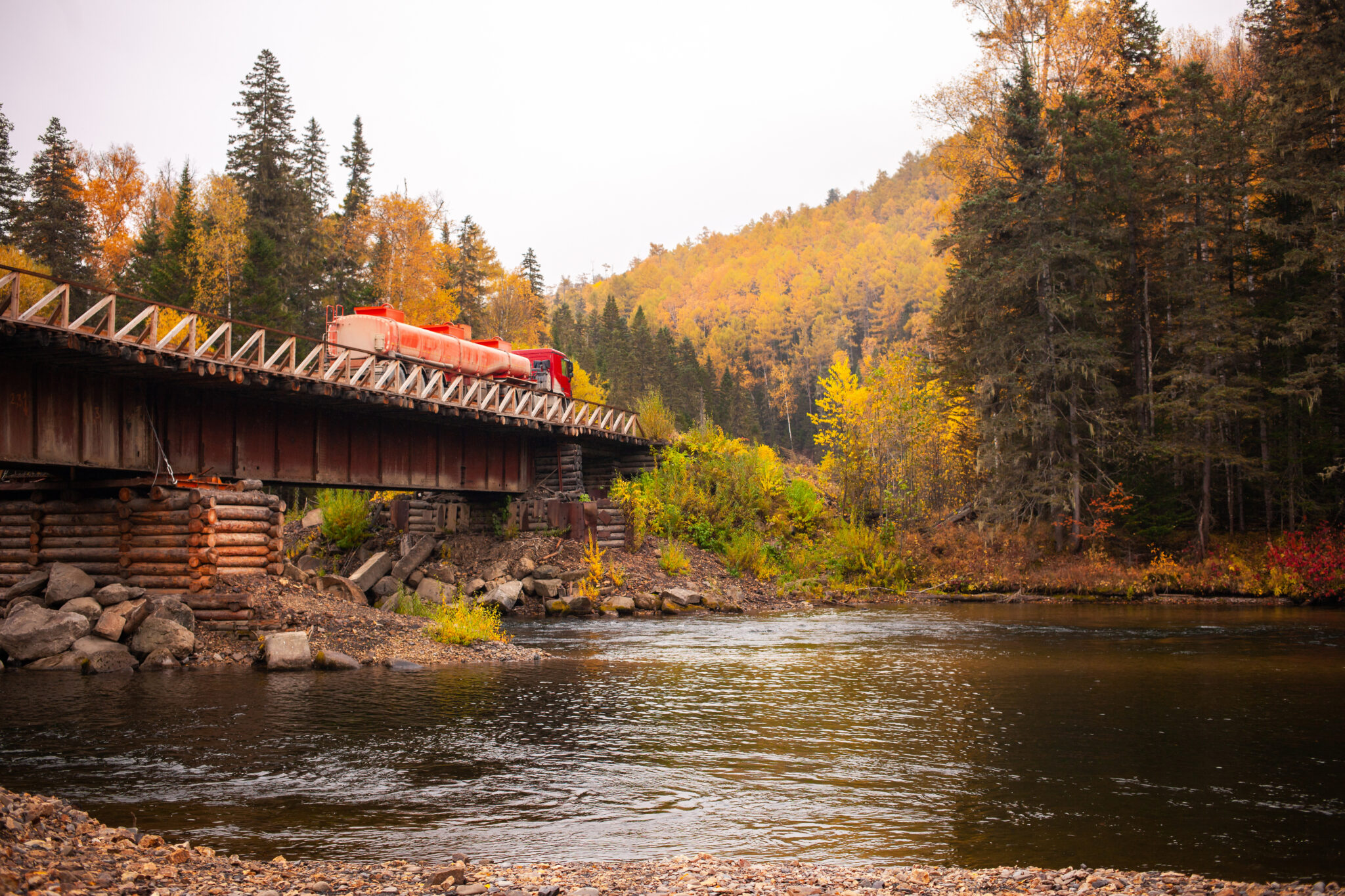 Timber Vehicular Bridge Construction | Greenway Bridge
